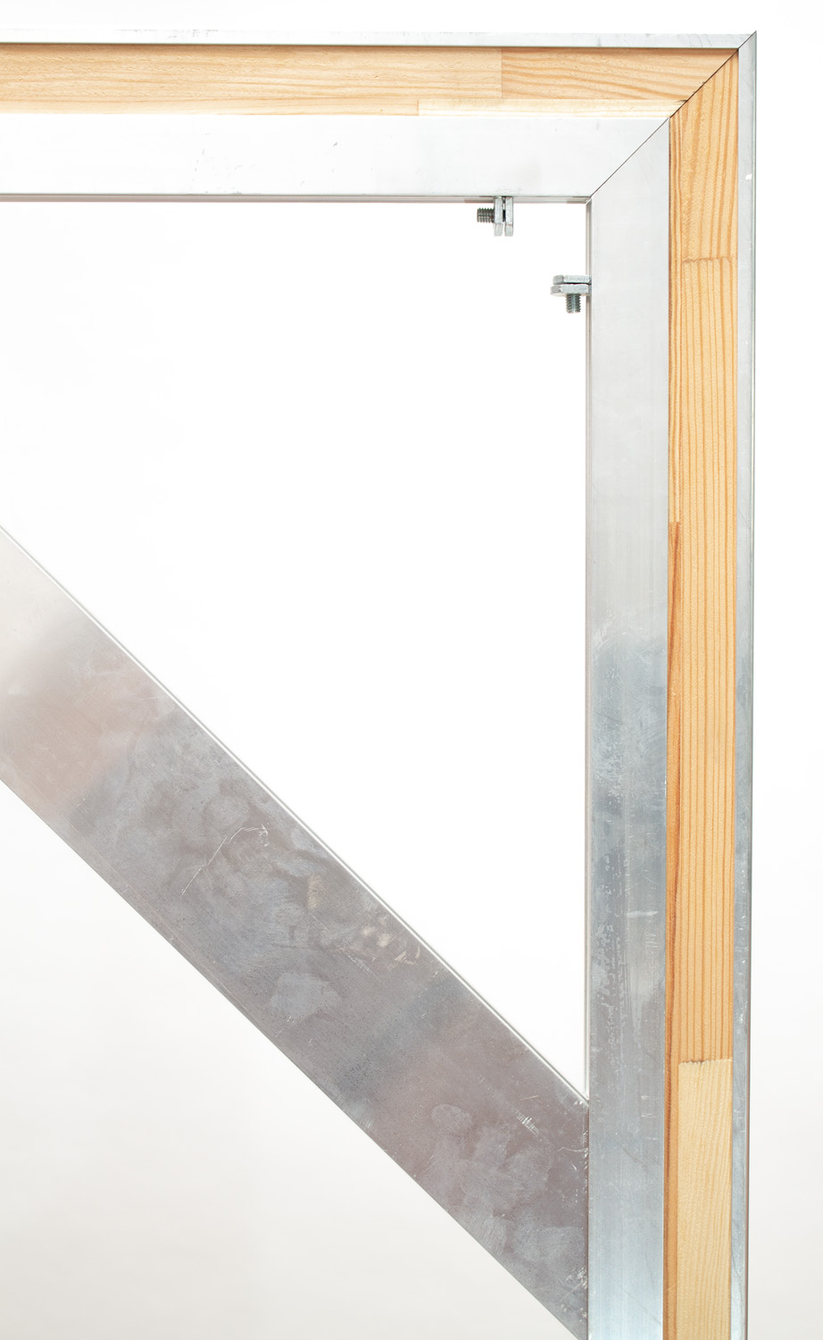 Alu- Holz- Combo- Rahmen Profil 3.2 x 6.0 cm  Nr.3060