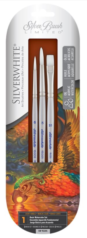 Silver Brush Silverwhite S/H Basic 3er Set