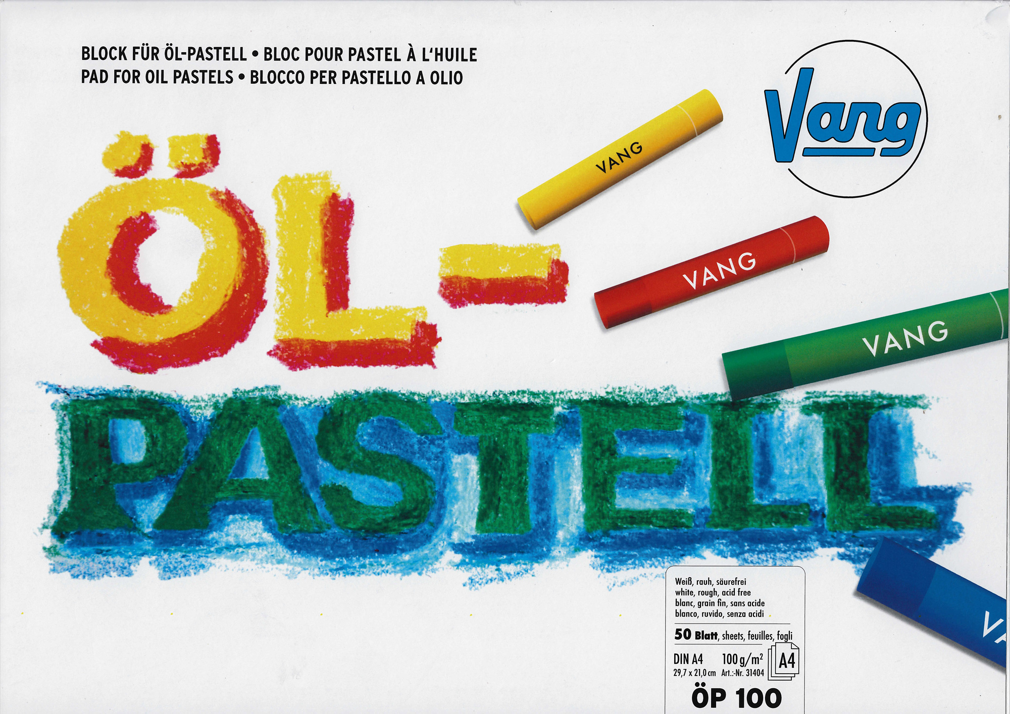 Vang oil pastelblock 100g (Jaxon) Vang oil pastelblock 100g (Jaxon)