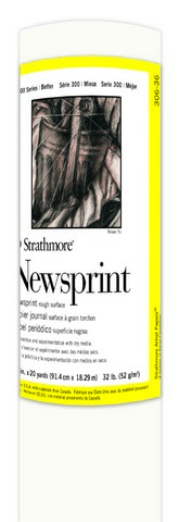 Strathmore 300 Newsprint paper Rolle 52g, 91,4cm x 18,29m